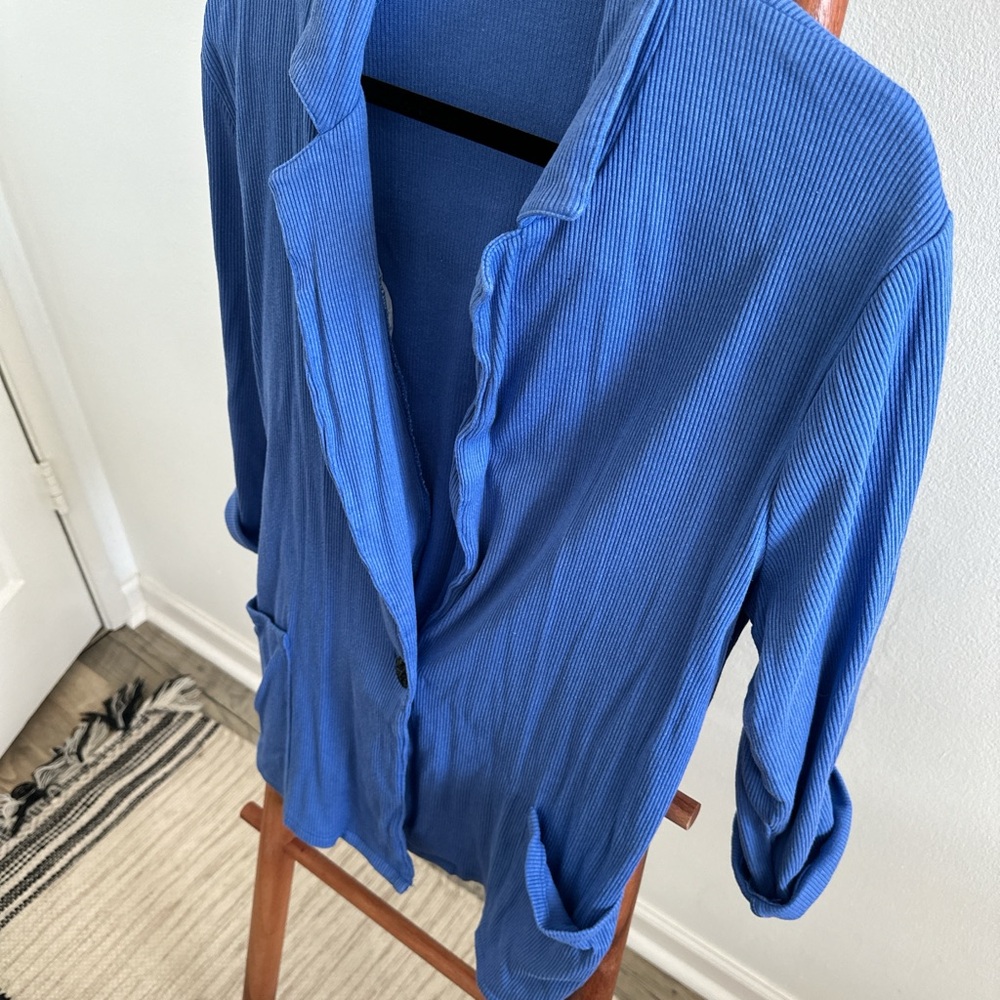 Vintage periwinkle corduroy jacket - Picture 3 of 6